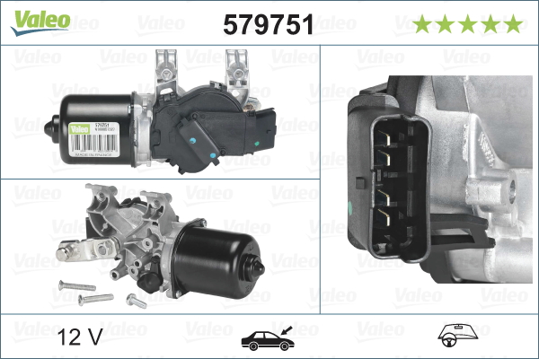 VALEO Ablaktörlö motor 579751_VALEO